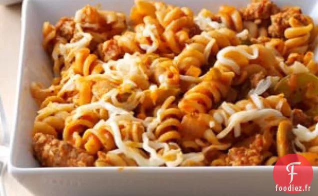 Pâtes à Pizza à la Saucisse