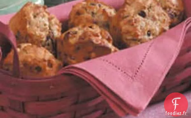 Muffins au Son de Canneberge