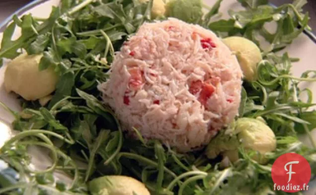 Salade de Crabe et Avocat avec Vinaigrette Japonaise