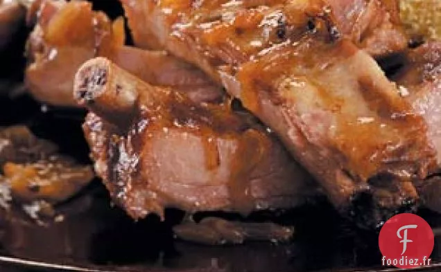 Côtes Levées de Dos de Bébé de Porc