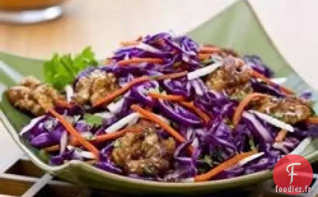 Salade de Chou Asiatique aux Noix Confites