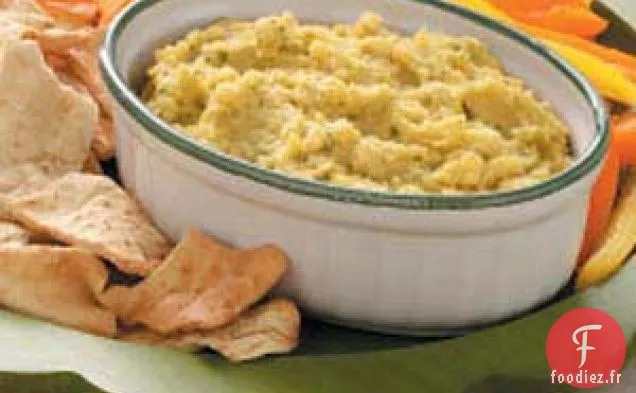 Tartinade de Pois Chiches à l'Ail
