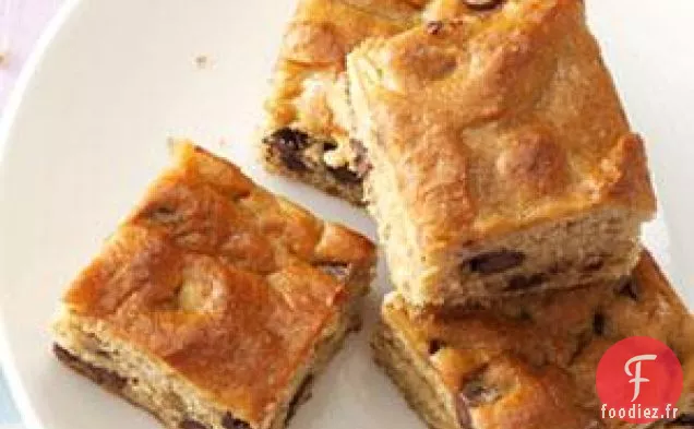 Blondies au Beurre d'Arachide Sans Gluten