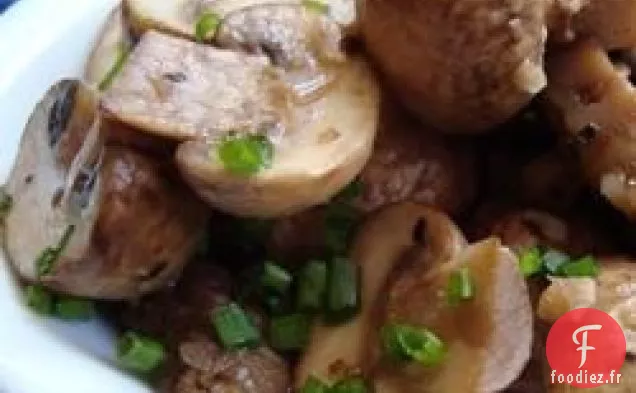 Champignons aux Herbes au Vin Blanc