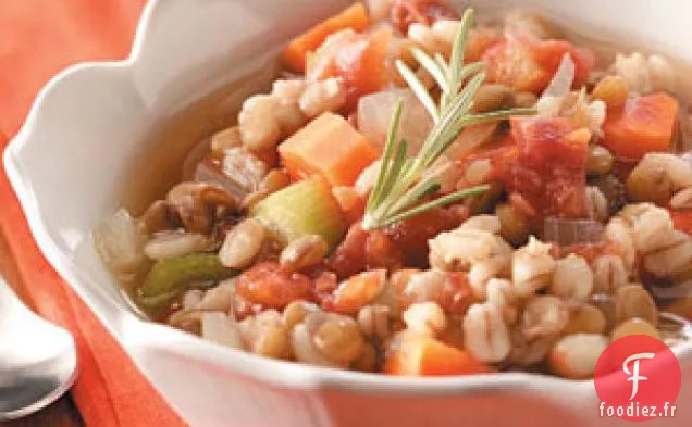 Ragoût d'Orge aux Lentilles Maison