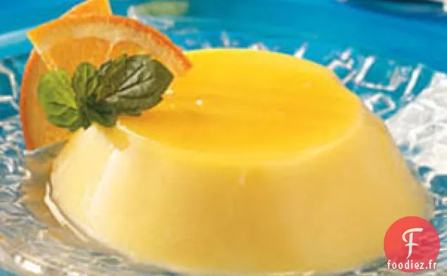 Flans Crémeux à l'Orange