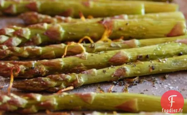 Asperges Rôties Au Citron Et Au Thym