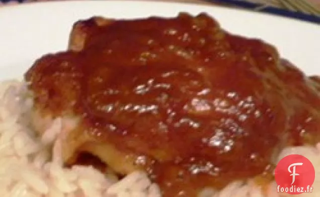 Cuisses de Poulet Cuites au Four dans une Sauce Acidulée