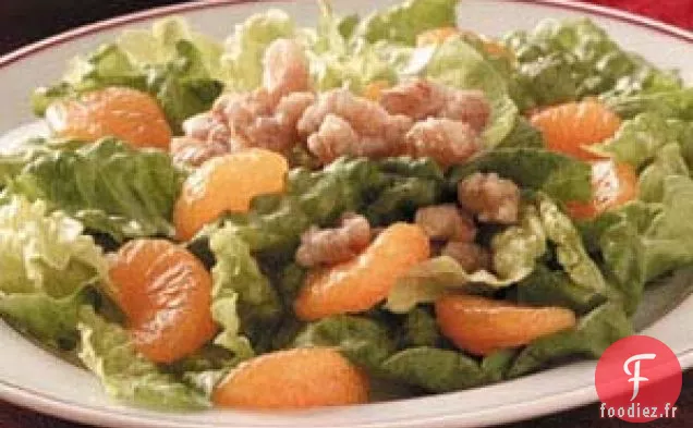 Salade de Laitue Mandarine-Noix