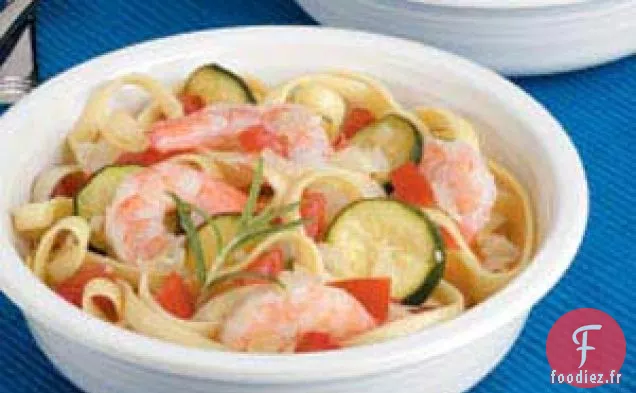 Fettuccine de Crevettes Végétariennes