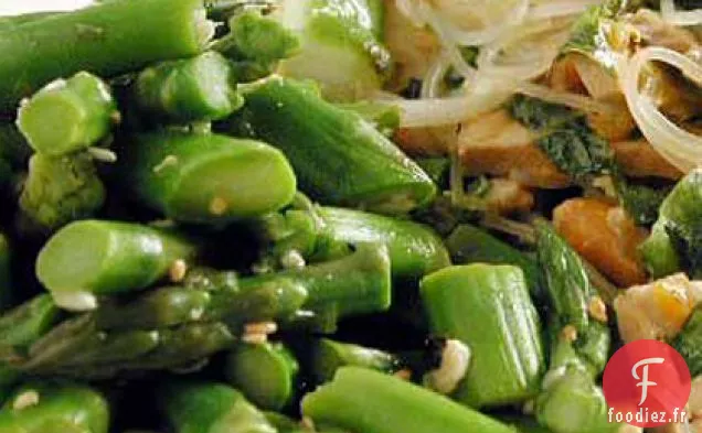 Asperges à la Vinaigrette au Gingembre