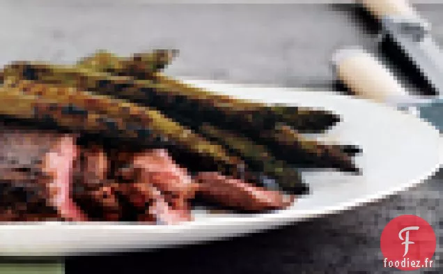 Steak Glacé Grillé et Asperges