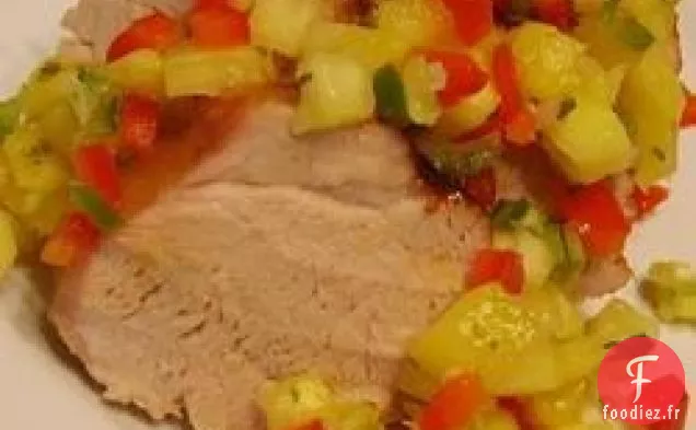 Filet de Porc à la Salsa d'Ananas