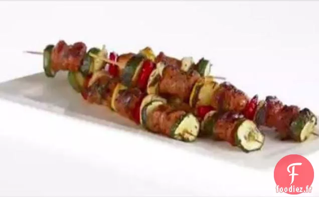 Brochettes de Saucisses de Poulet