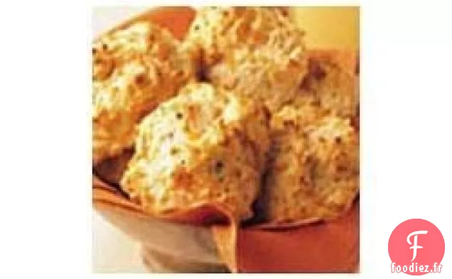 Biscuits au Cheddar et à l'Ail Rôti