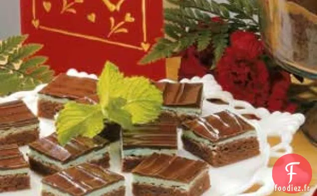 Brownies Glacés à La Menthe
