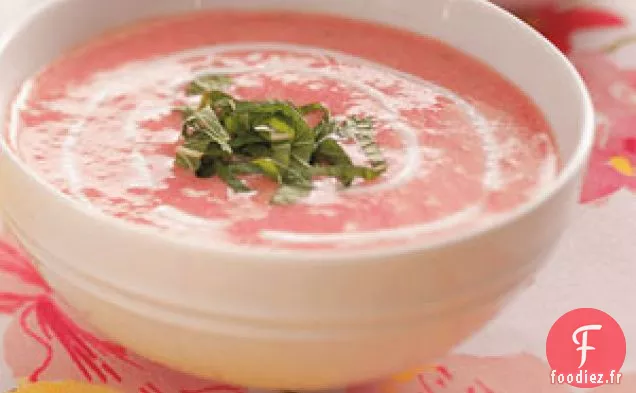 Soupe d'Été aux Fraises