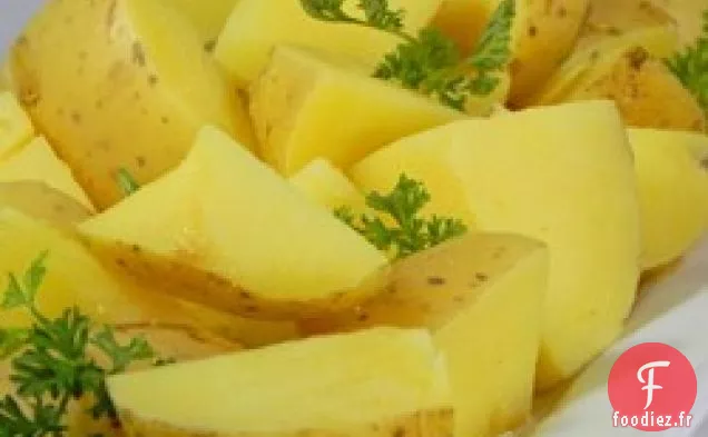 Pommes De Terre à La Moutarde Bouillies