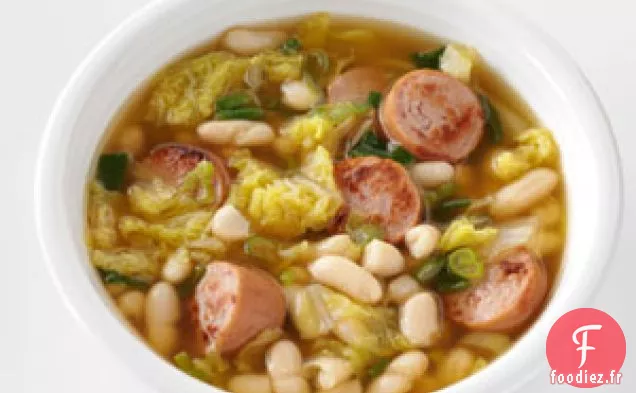 Soupe Copieuse aux Cannellinis et Saucisses