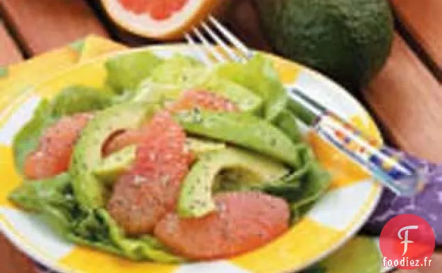 Salade d'Avocat au Pamplemousse