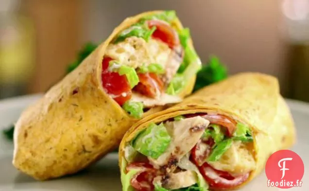 Wrap César au Poulet Grillé