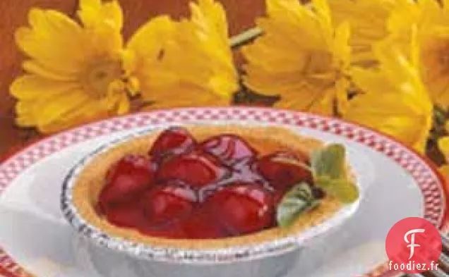 Tarte Rapide au Fromage à la Crème aux Cerises