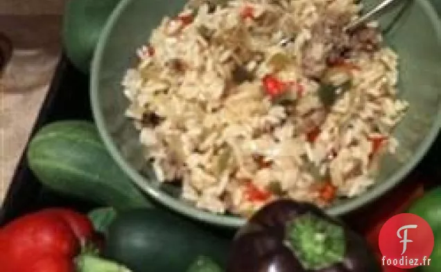 Riz Pilaf Fiesta avec Saucisse