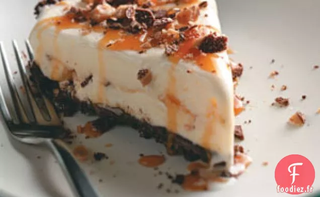 Tarte à la Crème Glacée au Caramel au Caramel