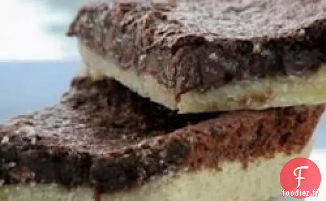 Brownies Gluants avec Croûte Sablée