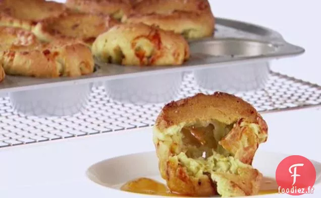Popovers de petit-déjeuner avec Saucisse Italienne