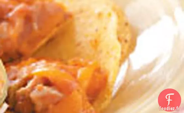 Trempette au Poulet et aux Nachos