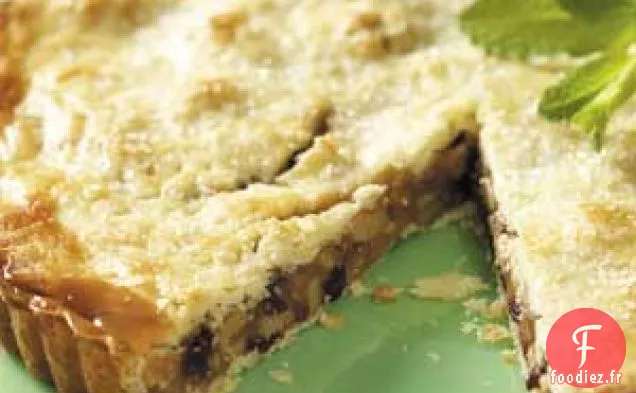 Tarte Feuilletée aux Canneberges et Aux Noix