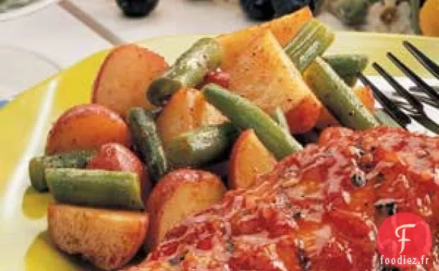 Pommes de terre au Paprika et Haricots