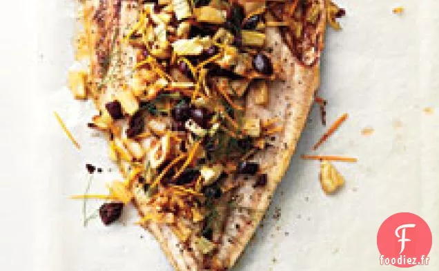 Maquereau Au Fenouil Rôti, Citron Meyer Et Olives