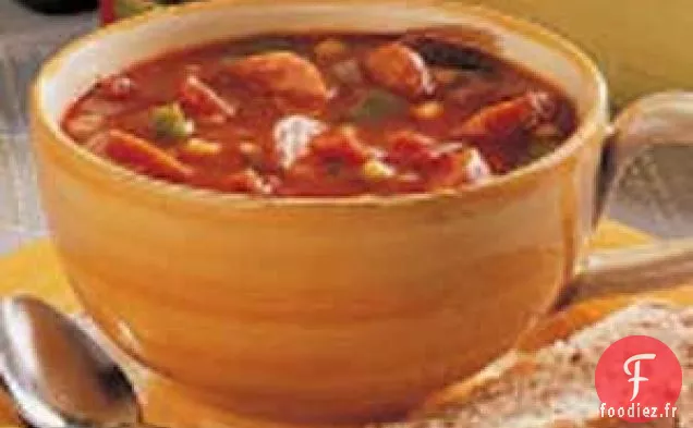 Soupe de Maïs et Saucisses
