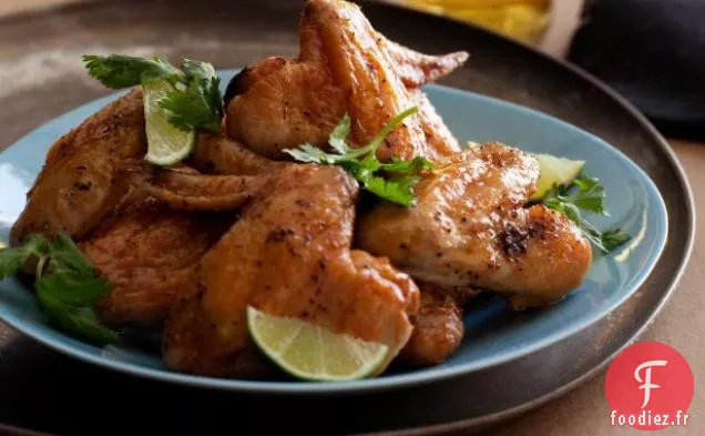 Ailes de Poulet Croustillantes au Beurre Chili-Citron Vert