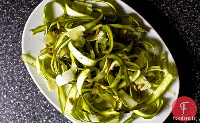 Salade D'Asperges Côtelées Au Citron