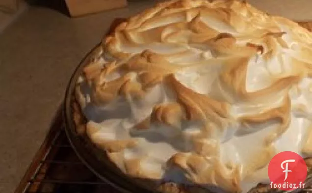 Tarte Meringuée à La Rhubarbe