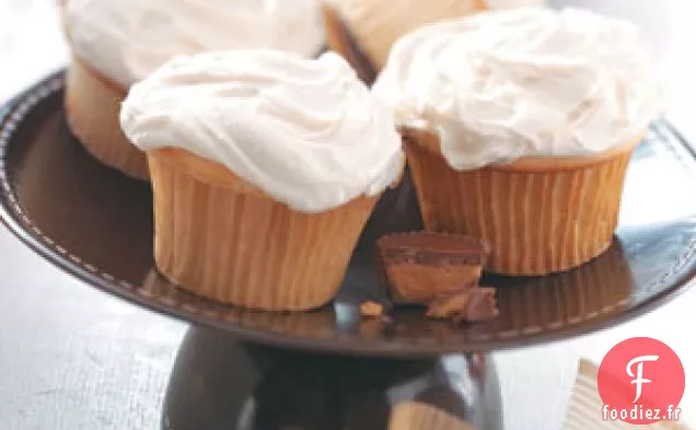 Cupcakes avec Glaçage au Beurre de Cacahuète