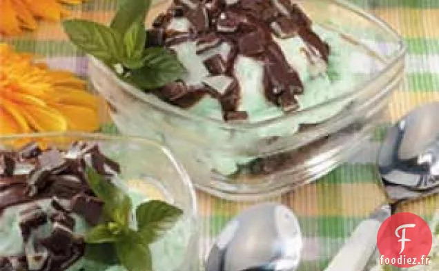 Coupes Glacées au Fudge à la Menthe Poivrée