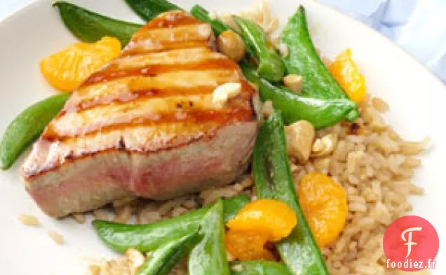 Steaks de Thon à l'Orange et au Sésame Grillés
