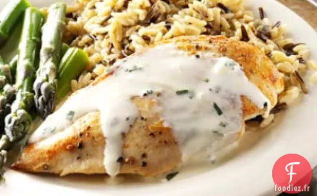 Poulet à la Sauce à l'Estragon