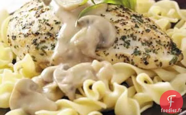 Poulet à L'Estragon en Sauce