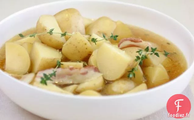 Pommes de Terre Cuites Lentement au Beurre et au Thym