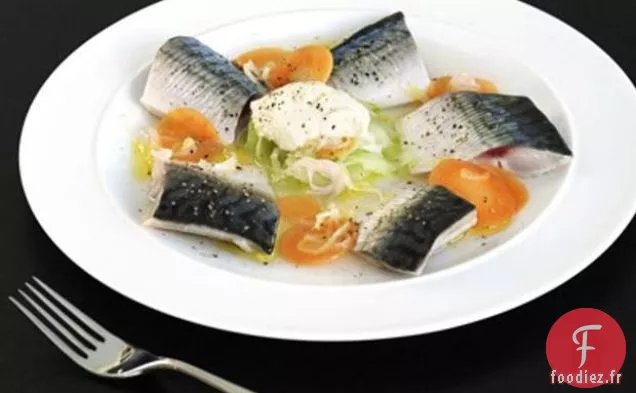 Maquereau Soussé Avec Salade De Concombre