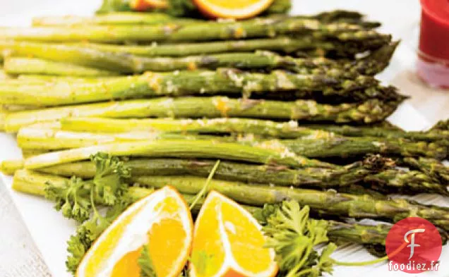 Asperges Rôties à la Sauce Dijon-Citron