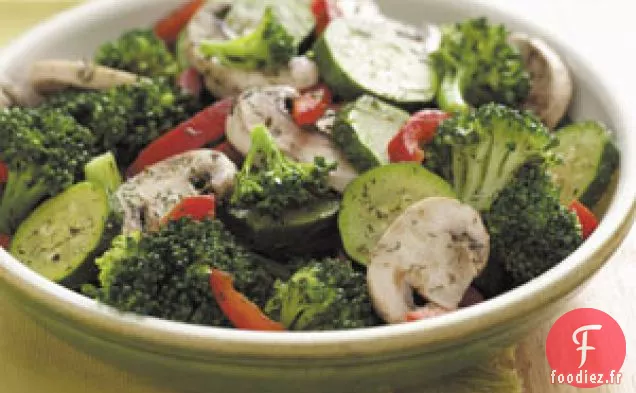 Légumes Grillés Finement