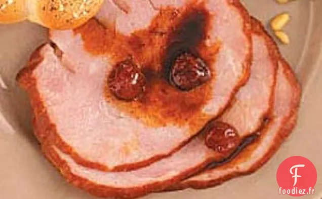 Jambon avec Sauce Épicée aux Cerises