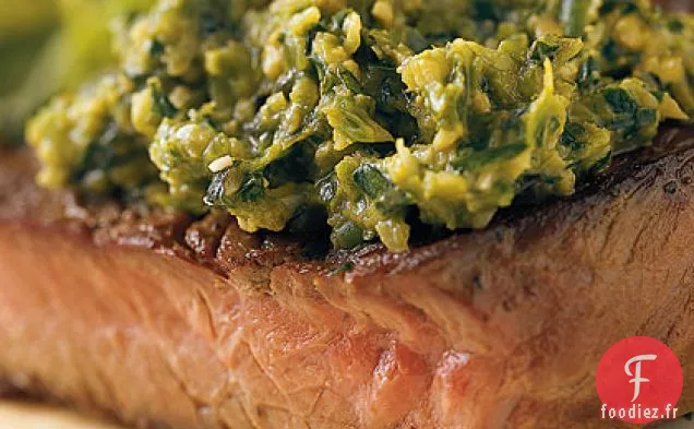 Entrecôte de Surlonge Grillée à la Tapenade d'Asperges