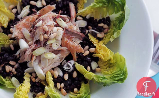 Maquereau Fumé, Lentilles Et Laitue